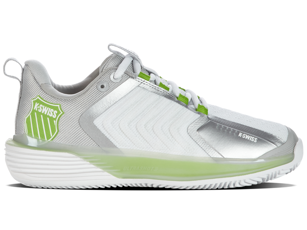 k swiss ULTRASHOT 3 HB WHITE/GRAY VIOLET/LIME GREEN