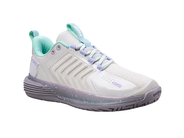 K Swiss ULTRASHOT 3 NIMBUS CLOUD/LILAC GRAY/NEON PURPLE