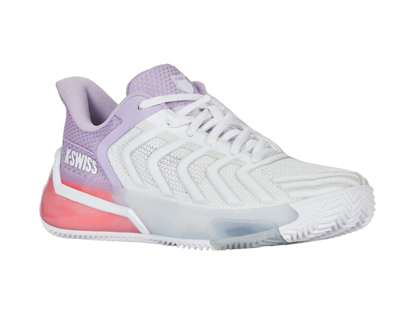 K Swiss ULTRASHOT 4 CLAY WHITE/ORCHID PETAL/NEON BLAZE