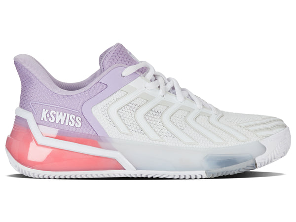 k swiss ULTRASHOT 4 CLAY WHITE/ORCHID PETAL/NEON BLAZE