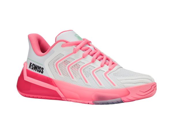K Swiss ULTRASHOT 4 WHITE/NEON PASTEL PINK/HOT NEON PINK
