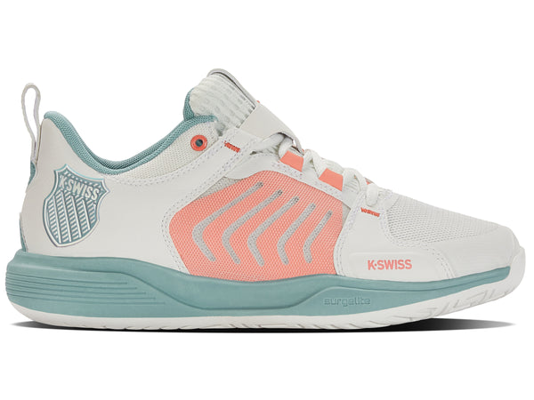 k swiss ULTRASHOT TEAM BLANC DE BLANC/NILE BLUE/DESERT FLOWER