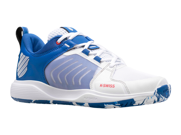 K Swiss ULTRASHOT TEAM WHITE/CLASSIC BLUE/BERRY RED