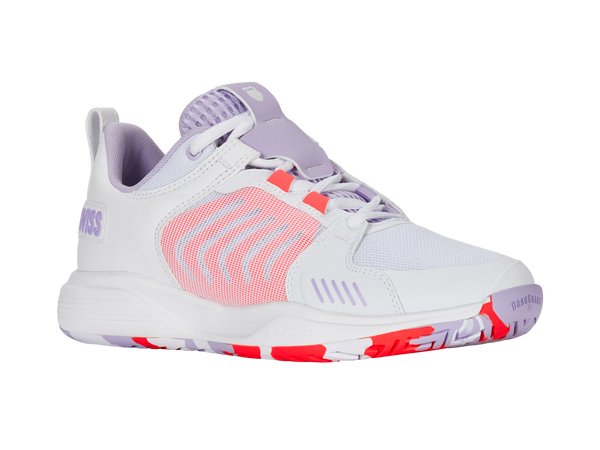 K Swiss ULTRASHOT TEAM WHITE/ORCHID PETAL/NEON BLAZE