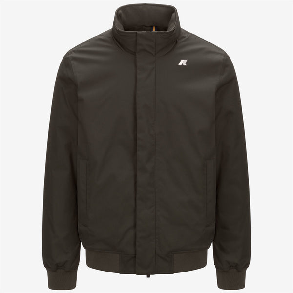 k way AMAURY TWILL MARMOTTA BLACK OLIVE-BLUE AIRFORCE