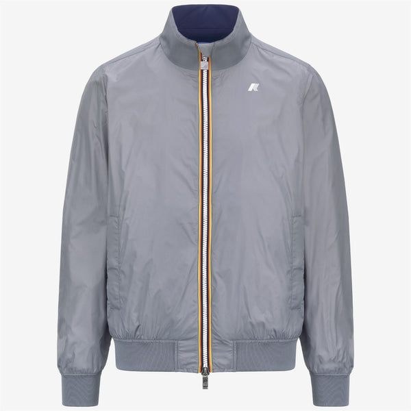 K Way ARSENE PLUS.2 REVERSIBLE BLUE DEEP COBALT-GREY MD