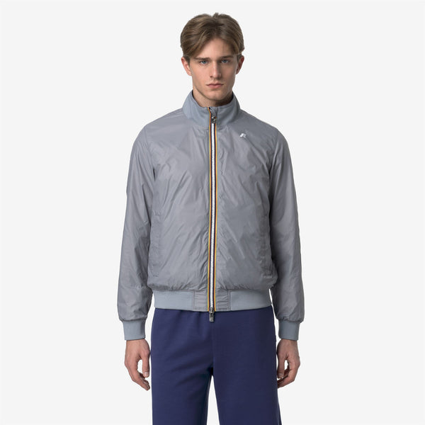 K Way ARSENE PLUS.2 REVERSIBLE BLUE DEEP COBALT-GREY MD