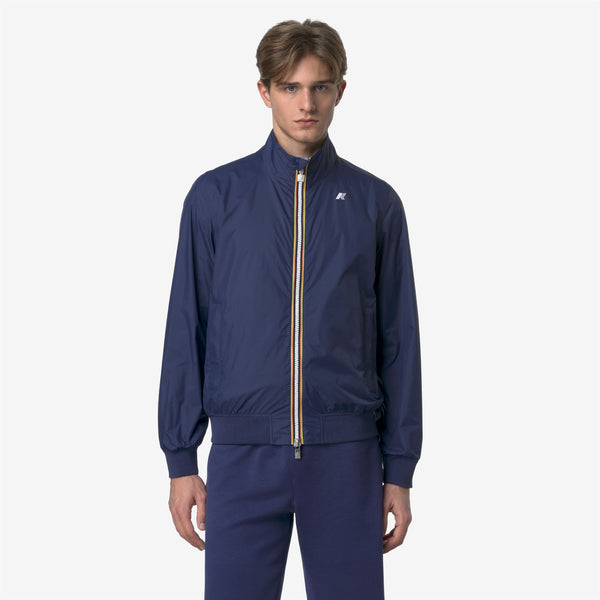 K Way ARSENE PLUS.2 REVERSIBLE BLUE DEEP COBALT-GREY MD