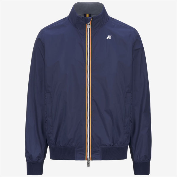 k way ARSENE PLUS.2 REVERSIBLE BLUE DEEP COBALT-GREY MD