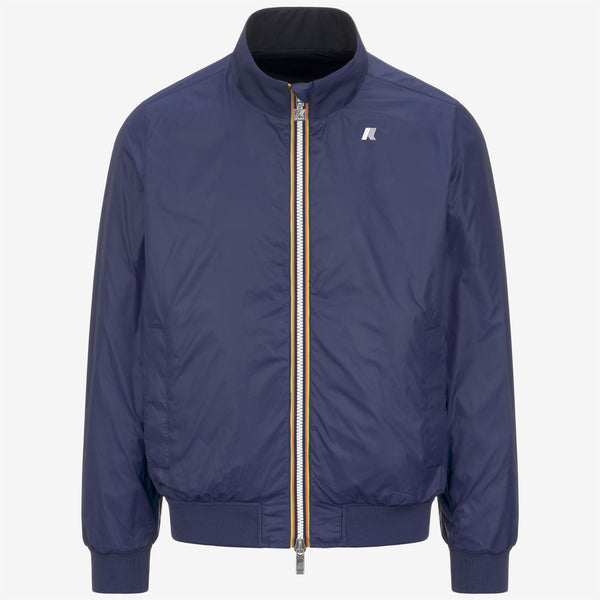K Way ARSENE PLUS.2 REVERSIBLE BLUE DEPTH-BLUE DEEP COBALT