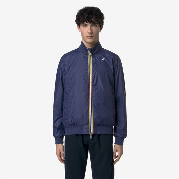 K Way ARSENE PLUS.2 REVERSIBLE BLUE DEPTH-BLUE DEEP COBALT