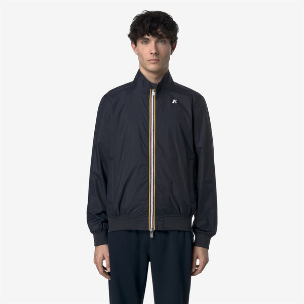 K Way ARSENE PLUS.2 REVERSIBLE BLUE DEPTH-BLUE DEEP COBALT