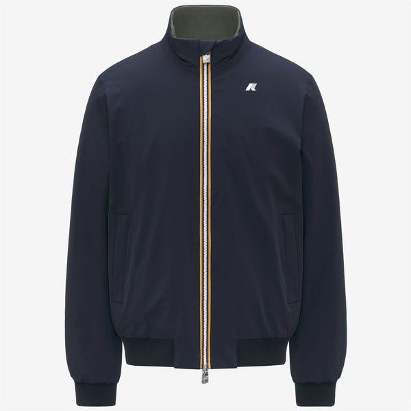 k way ARSENE ST WARM REVERSIBLE BLUE DEPTH-GREEN BLACKISH