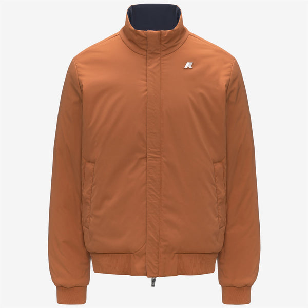 K Way ARSENE ST WARM REVERSIBLE BLUE DEPTH-ORANGE ADOBE