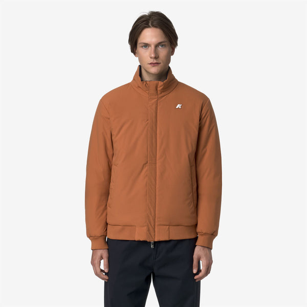 K Way ARSENE ST WARM REVERSIBLE BLUE DEPTH-ORANGE ADOBE