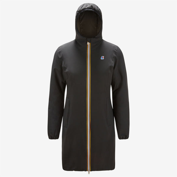 k way CHARLENE WARM REVERSIBLE BLACK PURE-BEIGE TAUPE