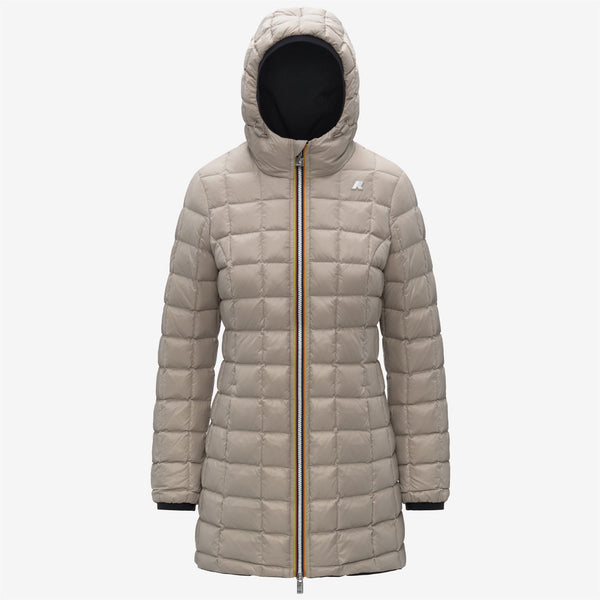 K Way DENISE ST THERMO REVERSIBLE BLACK PURE-BEIGE CASHMERE