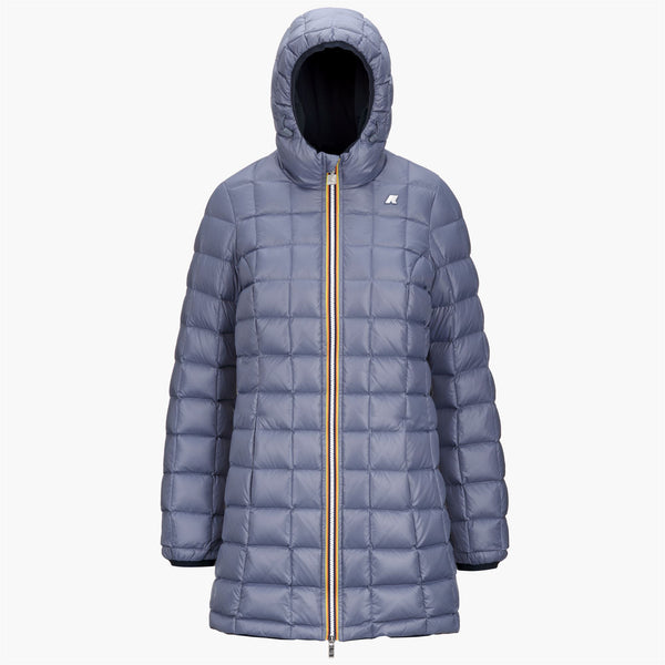 K Way DENISE ST THERMO REVERSIBLE BLUE D-GREY BLUE A