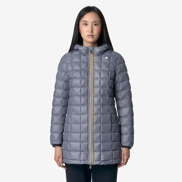 K Way DENISE ST THERMO REVERSIBLE BLUE D-GREY BLUE A