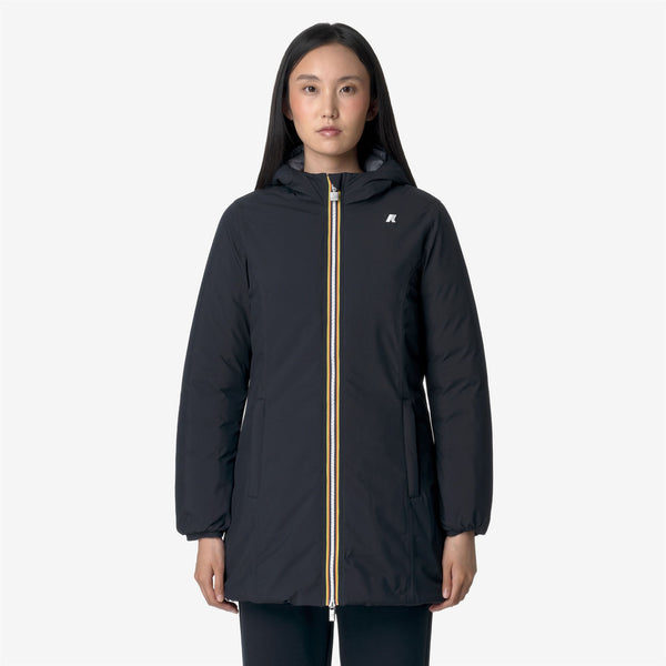 K Way DENISE ST THERMO REVERSIBLE BLUE D-GREY BLUE A