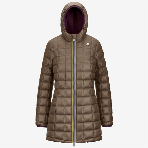 K Way DENISE ST THERMO REVERSIBLE VIOLET DK P-BROWN G