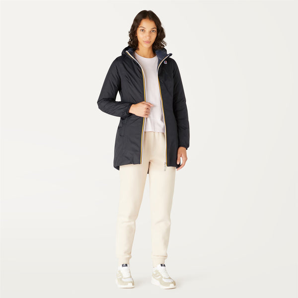 K Way DENISE THERMO PLUS.2 REVERSIBLE BLACK PURE-BLUE DEPTH