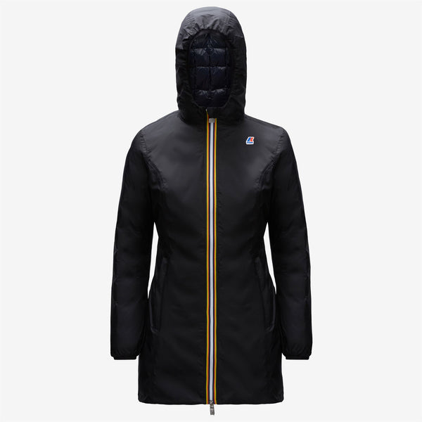 k way DENISE THERMO PLUS.2 REVERSIBLE BLACK PURE-BLUE DEPTH