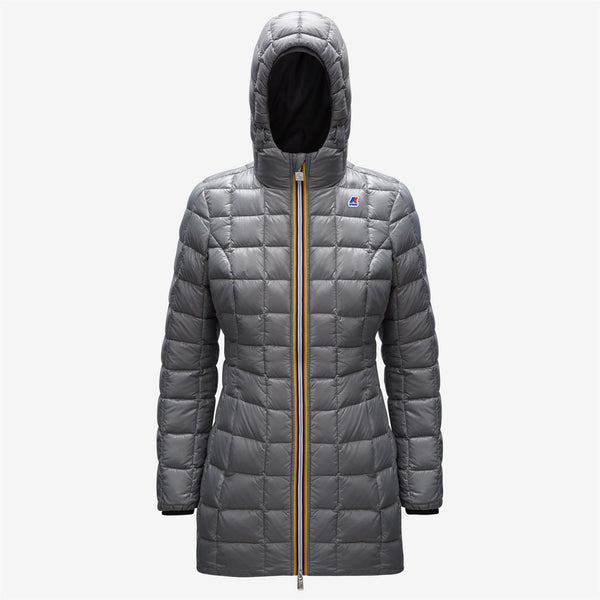 K Way DENISE THERMO PLUS.2 REVERSIBLE BLACK PURE-GREY MD STEEL