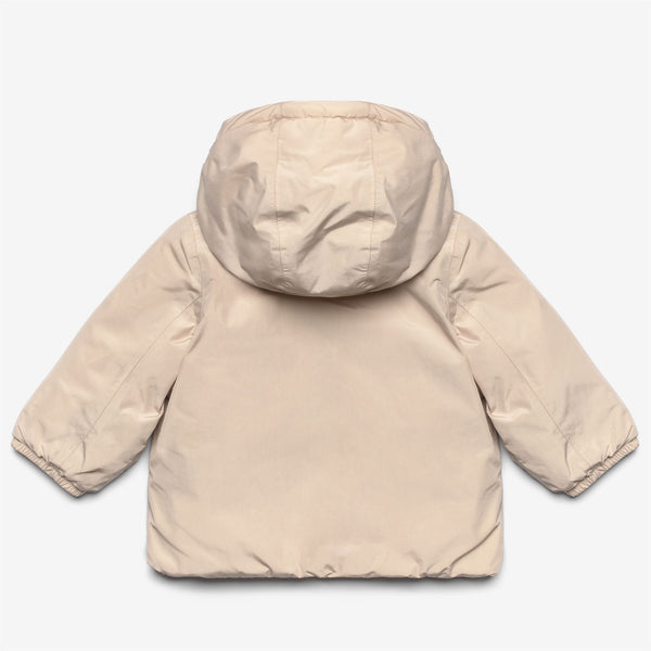 K Way E. JACK SOFT TOUCH MARMOTTA PINK TINT-GREY GOAT