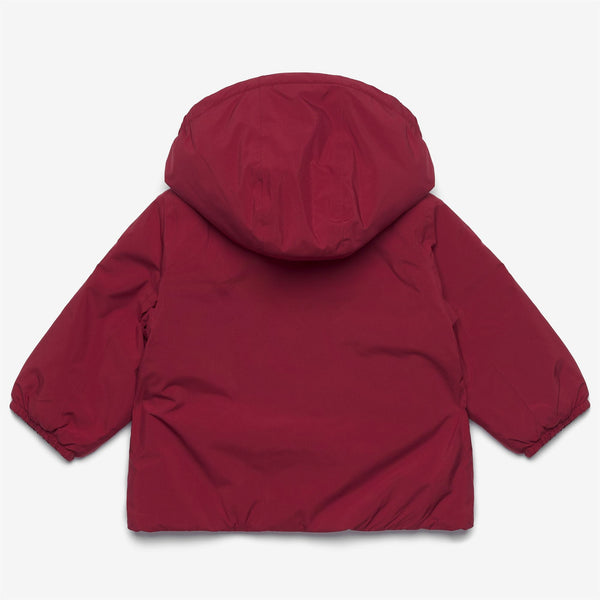 K Way E. JACK SOFT TOUCH MARMOTTA RED SYRAH-GREY GOAT