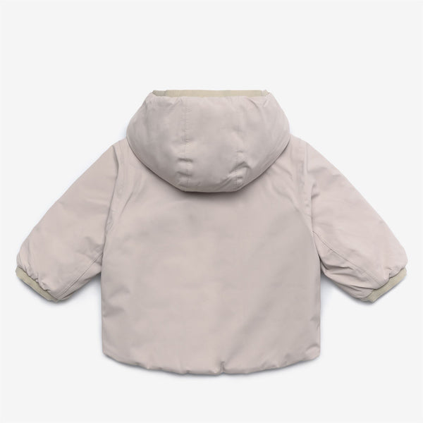 K Way E. JACK ST THERMO REVERSIBLE BEIGE GREY-BLUE AVIO