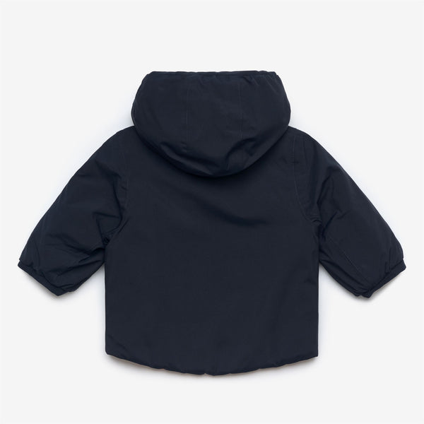 K Way E. JACK ST THERMO REVERSIBLE BLUE DEPTH-YELLOW INCA