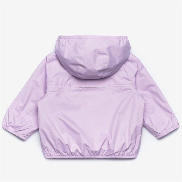K Way E. JAKE PLUS.2 JERSEY REVERSIBLE VIOLET LT LILAC-WHITE-VIOLET