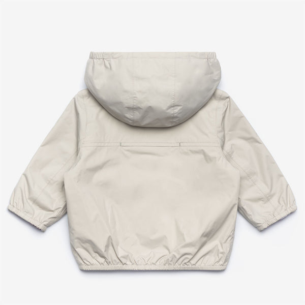 K Way E. JAKE PLUS.2 JERSEY REVERSIBLE VIOLET STRIPES