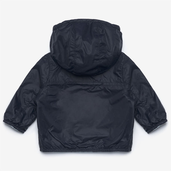K Way E. JAKE PLUS.2 REVERSIBLE BLUE BABY-BLUE DEPTH
