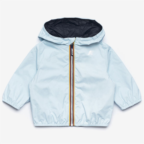 k way E. JAKE PLUS.2 REVERSIBLE BLUE BABY-BLUE DEPTH