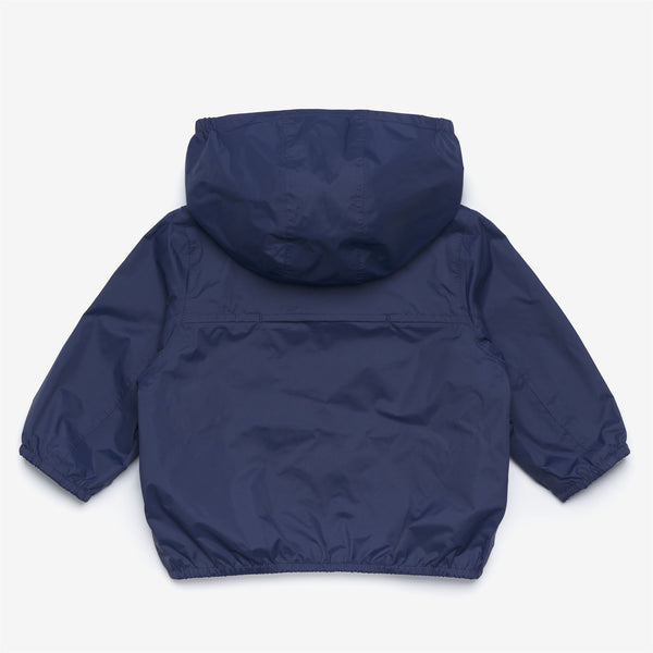 K Way E. JAKE PLUS.2 REVERSIBLE BLUE DEEP COBALT-WHITE