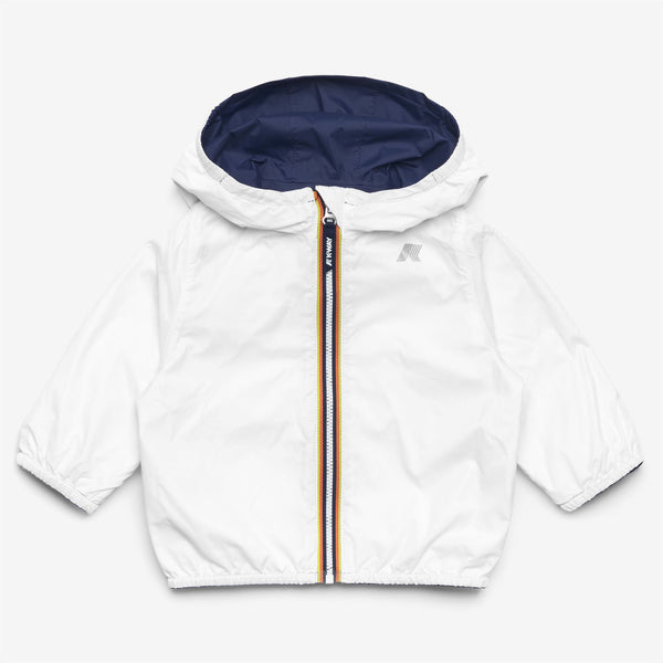 K Way E. JAKE PLUS.2 REVERSIBLE BLUE DEEP COBALT-WHITE