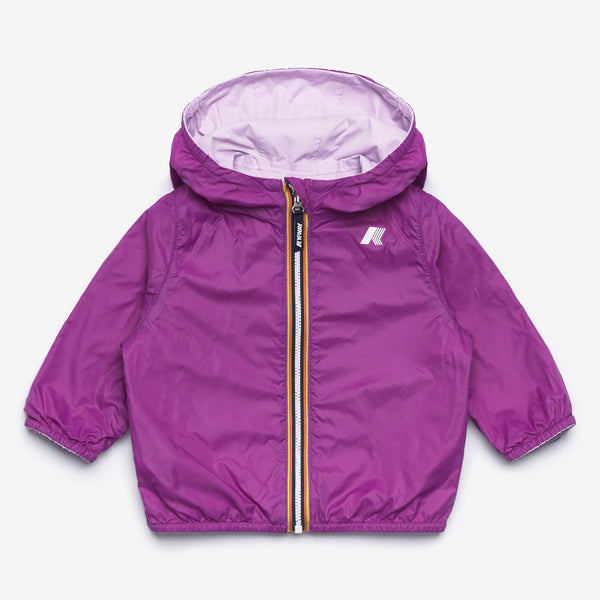 K Way E. JAKE PLUS.2 REVERSIBLE VIOLET LT LILAC-VIOLET