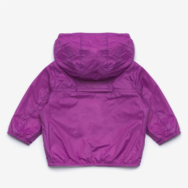 K Way E. JAKE PLUS.2 REVERSIBLE VIOLET LT LILAC-VIOLET