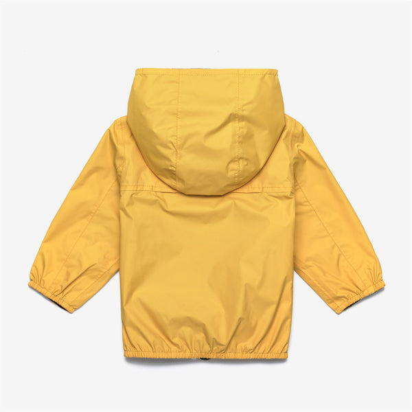 K Way E. JAKE PLUS.2 REVERSIBLE YELLOW MIMOSA-BLUE DEPTH