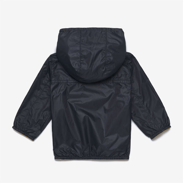 K Way E. JAKE PLUS.2 REVERSIBLE YELLOW MIMOSA-BLUE DEPTH