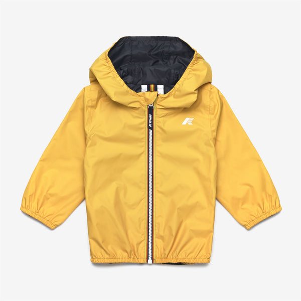 k way E. JAKE PLUS.2 REVERSIBLE YELLOW MIMOSA-BLUE DEPTH