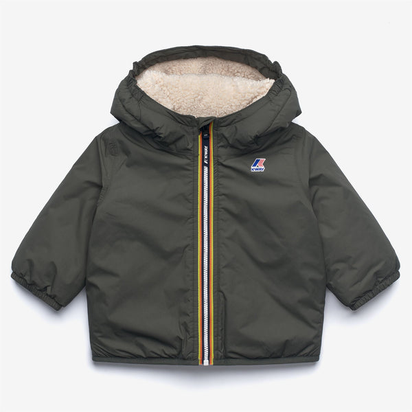 k way E. LE VRAI 4.0 CLAUDINE ORSETTO GREEN BLACKISH