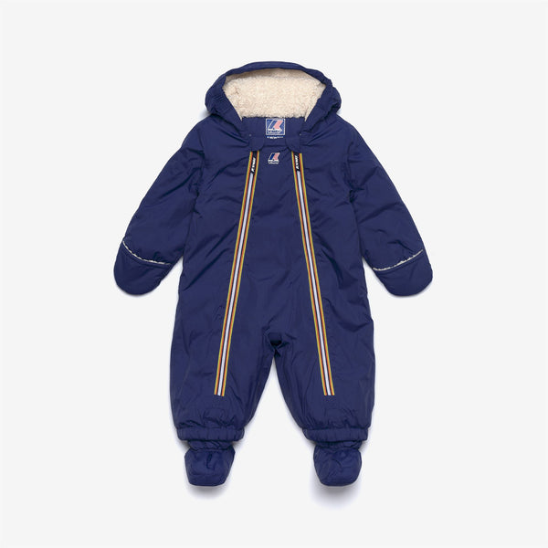 k way E. LE VRAI 4.0 SNOTTY ORSETTO BLUE DEEP COBALT