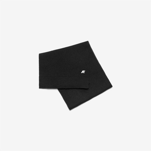 k way ETIENNE CARDIGAN STITCH WOOL BLACK PURE MELANGE