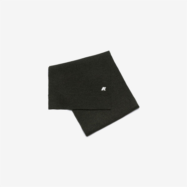 k way ETIENNE CARDIGAN STITCH WOOL GREEN BLACKISH MELANGE