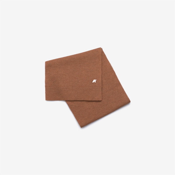 k way ETIENNE CARDIGAN STITCH WOOL ORANGE ADOBE MEL