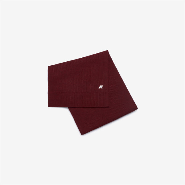 k way ETIENNE CARDIGAN STITCH WOOL RED SYRAH MELANGE