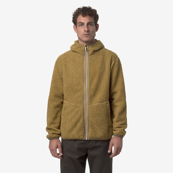 K Way JACK SHERPA POLAR REVERSIBLE BEIGE SEED COMBO